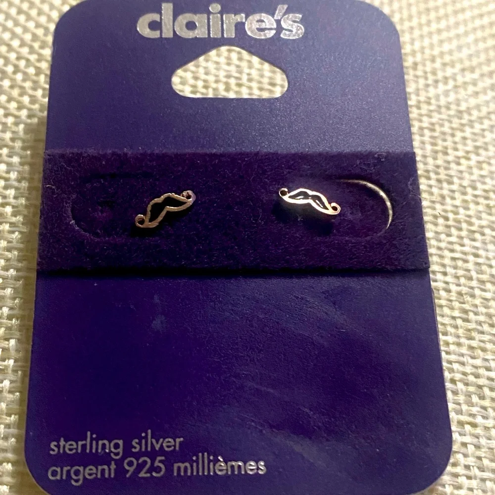 Sterling Silver Earrings by Claire’s